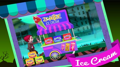 How to cancel & delete Zombie Ice Cream Factory Simulator - Learn how to make frozen snow cone,frosty icee popsicle and pops for zombies in this kitchen cooking game from iphone & ipad 3