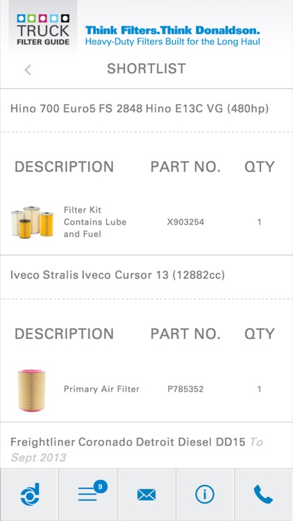 Donaldson Truck Filter Guide screenshot-3