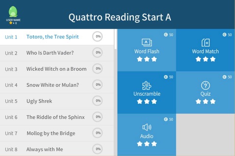 Quattro Reading Start A screenshot 4