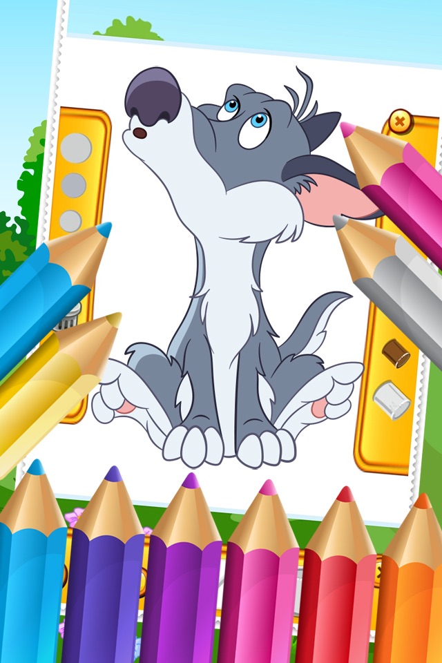 My Zoo Animal Friends Draw Coloring Book World for Kids screenshot 3