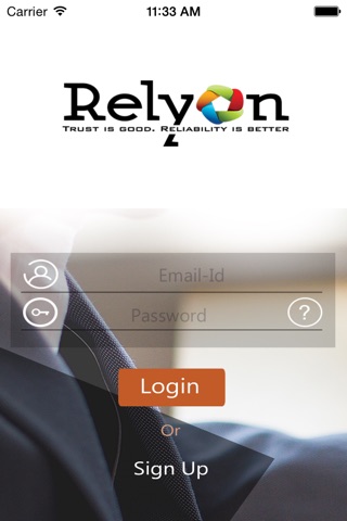 RelyOn screenshot 2