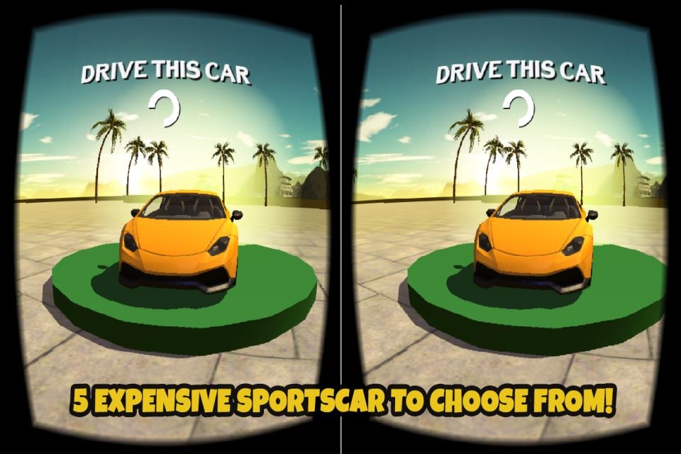 VR Car Driving Simulator : VR Game for Google Cardboard screenshot 3