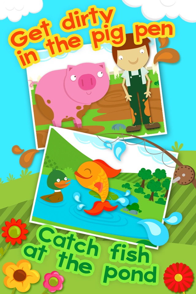 Farm Games Animal Games for Kids Puzzles Free Apps screenshot 2