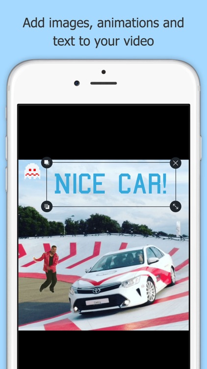 Dorado Pro — video editor. Add images, animations, text overlay to a video
