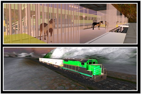 Farm Animal Transport Train 3d screenshot 3