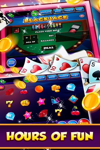 The Casino & Bingo Slot's Machines with Roulette - a las vegas party craps poker screenshot 3