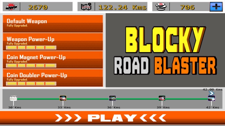 Blocky Road Blaster - 3D ( Fun Race & Shoot Game ) screenshot-3