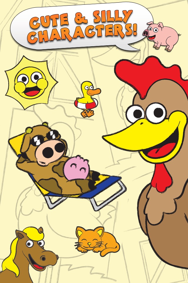 Coloring Farm Animal Coloring Book For Kids Games screenshot 2