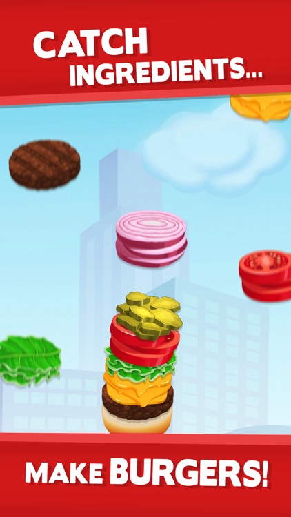 Sky Burger - Build & Match Food Free