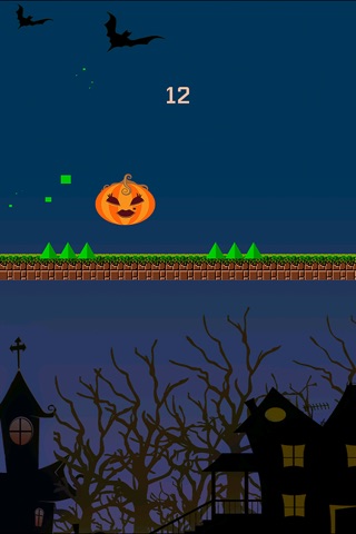 Bouncing Pumpkin - run & jump with halloween horror effect screenshot 3