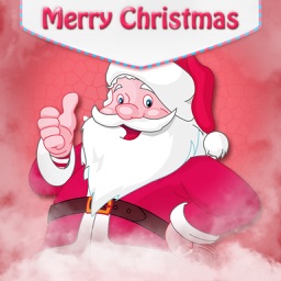 Christmas Greeting Cards Maker - Mail Thank You & Send Wishes with Greeting Frames plus Stickers