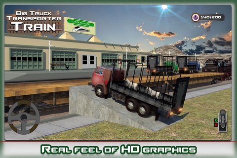 Big Truck Transporter Train screenshot 4