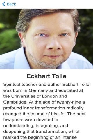 Power of Now Meditations based on Eckhart Tolle screenshot 3