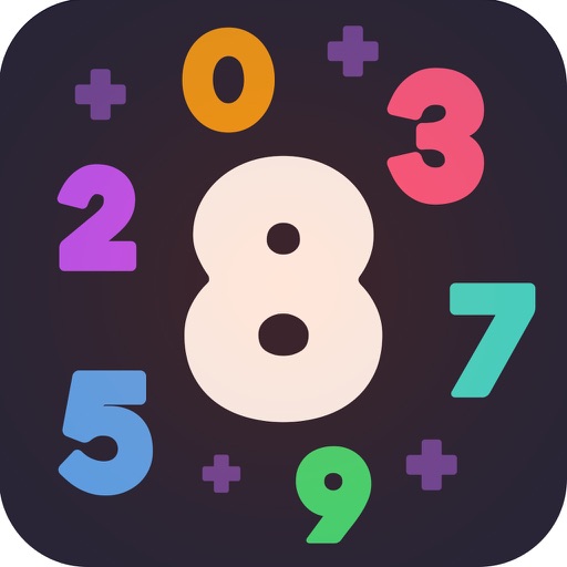 Math Color : Rainbow Number Icon
