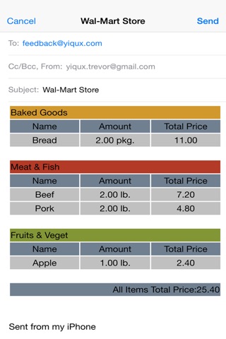 Grocery Shopping List Pro - Buying List & Checklist for Supermarket screenshot 4