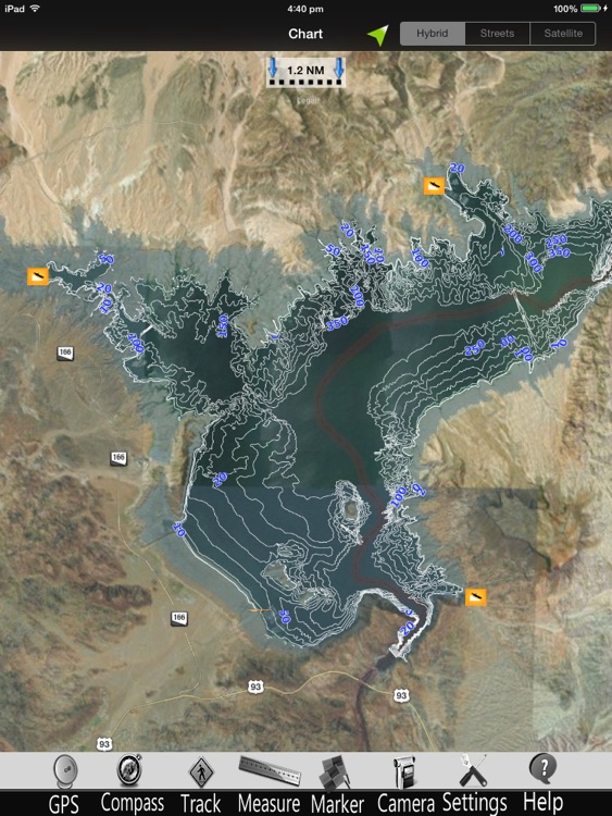 Lake Mead Nautical Charts Pro