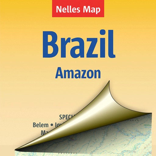 Brazil (Amazon). Tourist map.