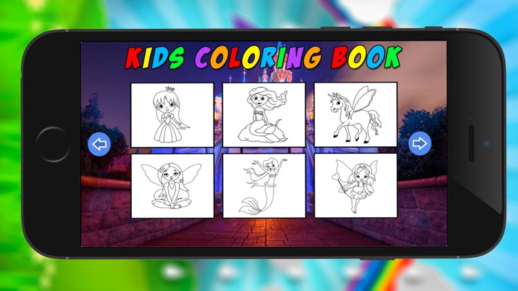 Princess Coloring Book - Amazing draw paint and color games HD