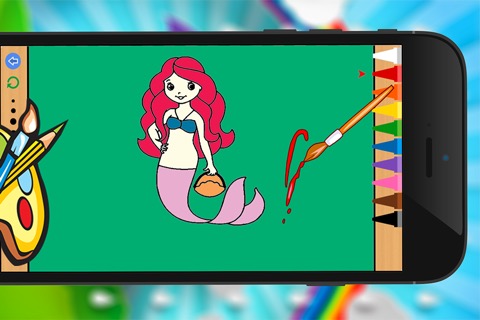 プリンセスぬりえ - アメージングドロー塗料や色のゲームHDのおすすめ画像4