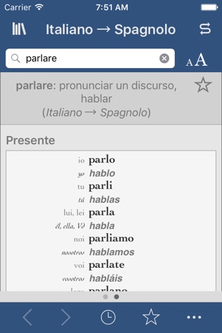 Ultralingua Spanish-Italian screenshot 2