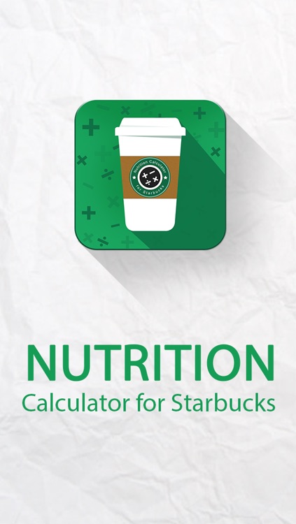 Nutrition Calculator for Starbucks