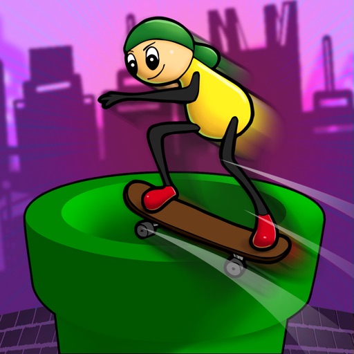 Stickman Skater Grind: Tech Board Skate Nation iOS App