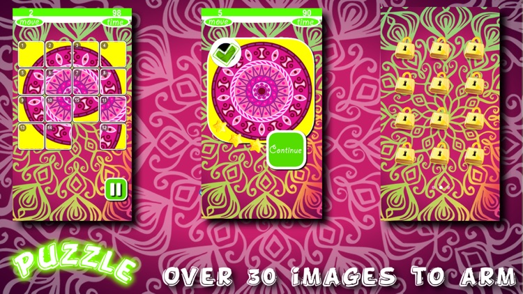 Mandalas Puzzles Slide