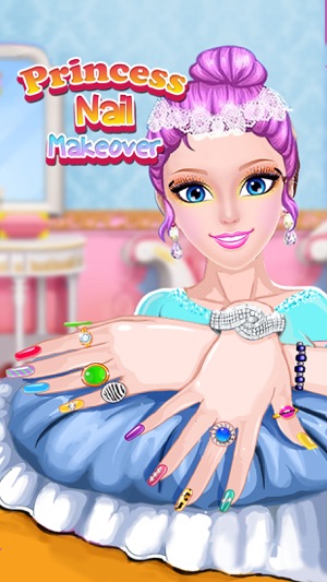 Princess Nail Salon - Makeup, Dressup and Makeover Girls Gam(圖1)-速報App