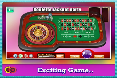 Roulette Jackpot Party screenshot 2