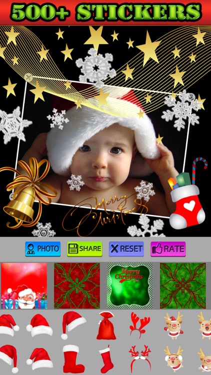 Christmas Photo Frames and Stickers :) screenshot-3