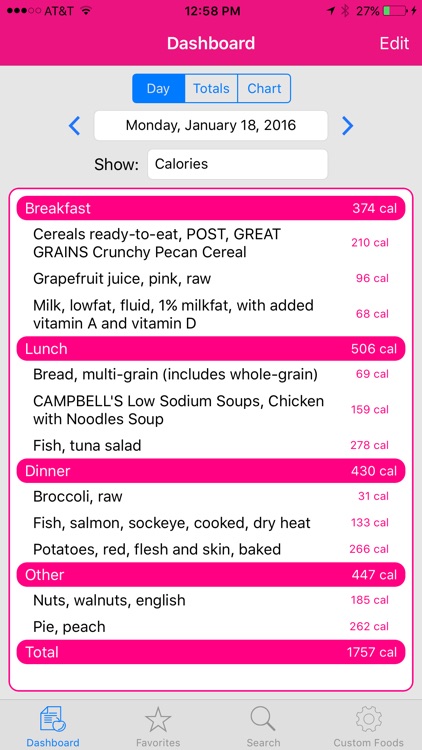 MyCal II Calorie Tracker