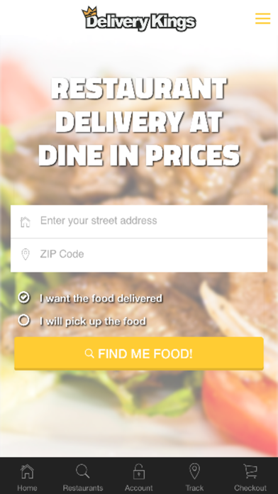 How to cancel & delete Delivery Kings Restaurant Delivery Service from iphone & ipad 1