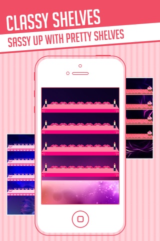 Pink Wallpapers Builder  - Make Girly Backgrounds for HomeScreen with Icons, Shelves & Docks screenshot 3