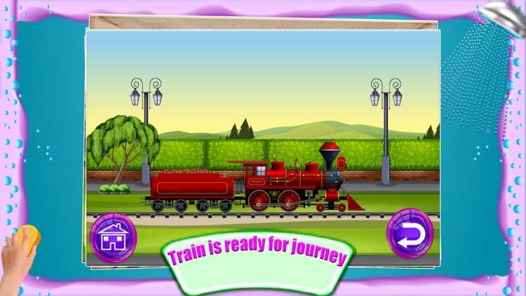 Train Wash Salon – Cleanup & fix rusty & messy locomotive in this washing game screenshot-4