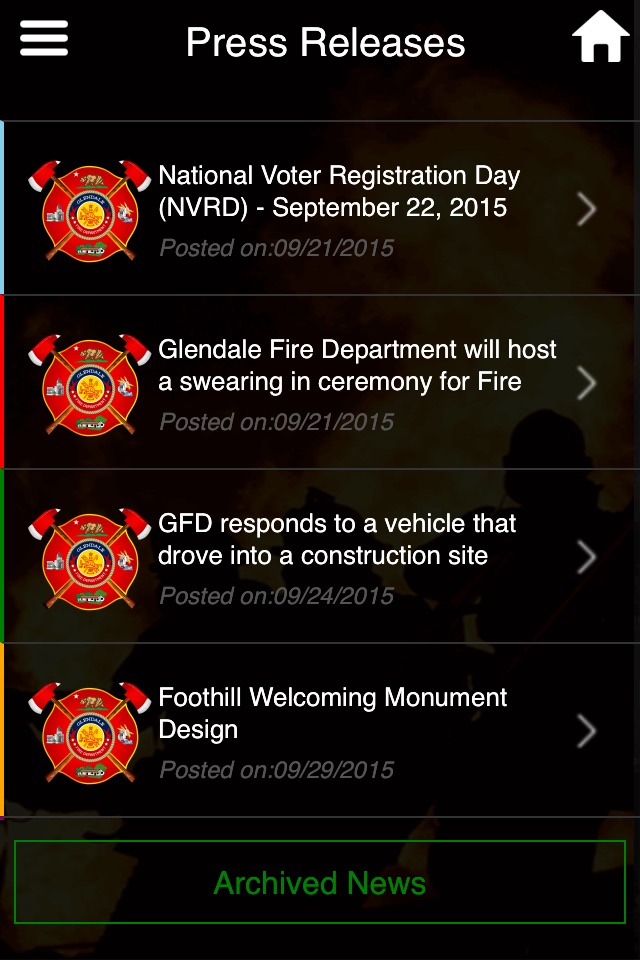 Glendale Fire Department screenshot 3