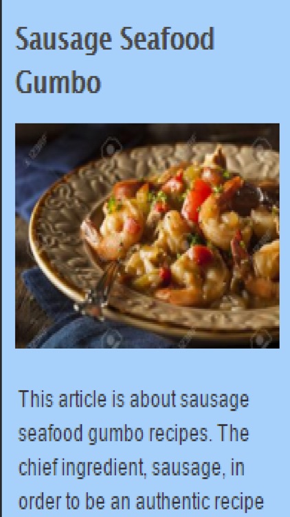 Gumbo Recipes