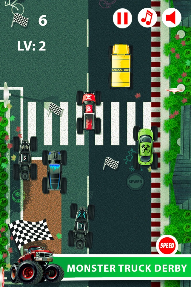 Big Monster Truck Derby driver screenshot 3