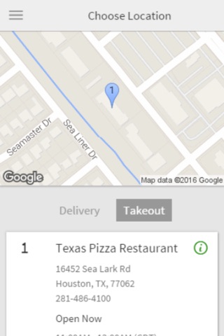 Texas Pizza Ordering screenshot 2
