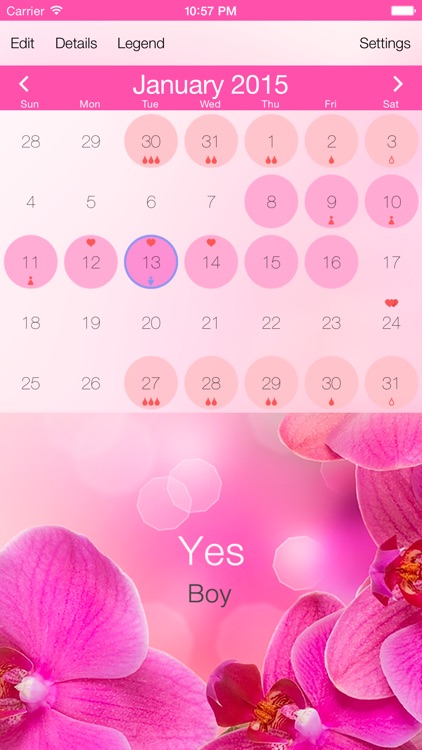 Ovulation Calculator & Fertility Tracker - Menstrual Calendar to Get Pregnant during Period