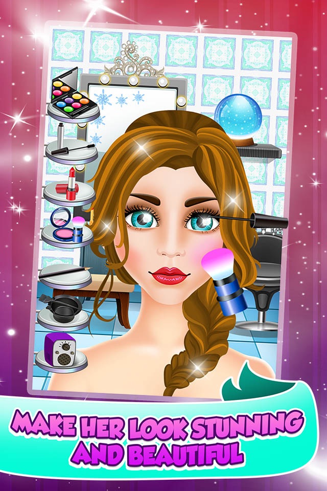 Princess Wedding Salon Spa Party - Face Paint Makeover, Dress Up, Makeup Beauty Games! screenshot 2