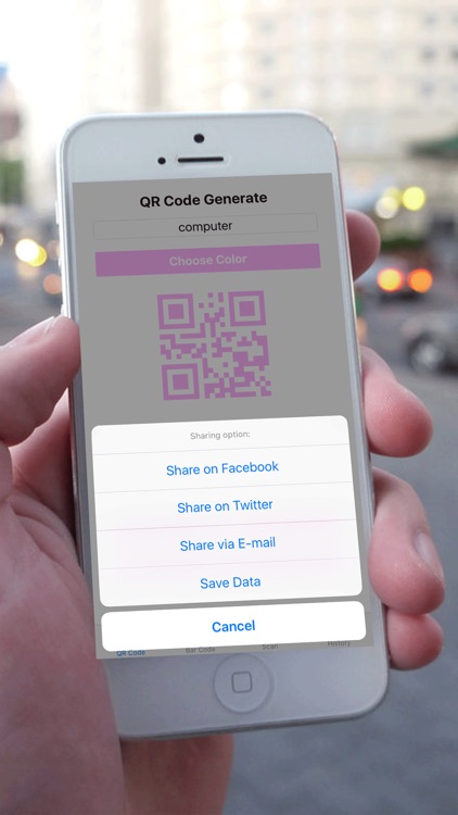 Fast and easy Barcode Scanner and QR Code Reader & Generator with various types of barcode and qr code . screenshot-4