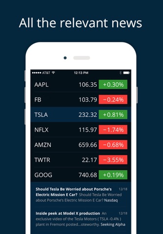 StockFlash - Track your Stocks: All Research, Ratings, Tweets & News screenshot 3