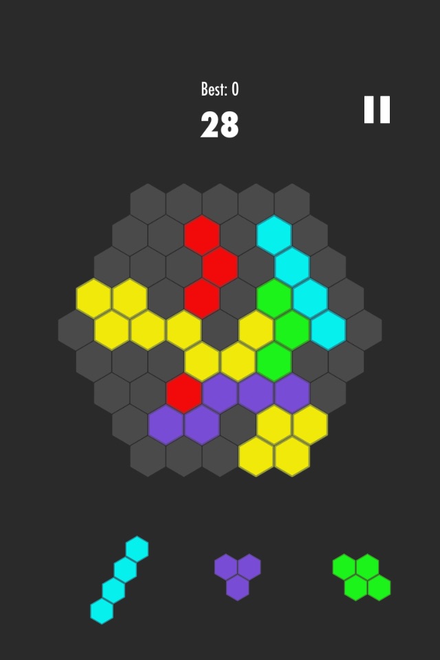 Super Block-Hexagon Puzzle screenshot 2