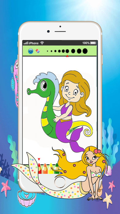 How to cancel & delete mermaid little princess printable coloring pages:cute drawings free from iphone & ipad 3