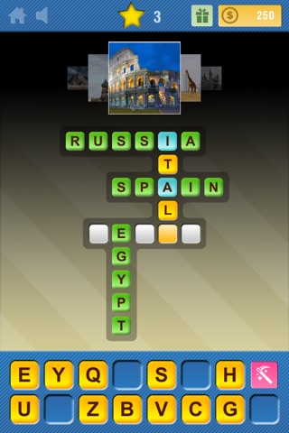 Crosswords & Pics - Country Edition screenshot 3