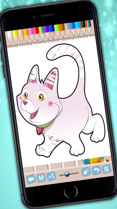 How to cancel & delete Cats coloring pages - drawings to paint and color kittens from iphone & ipad 3