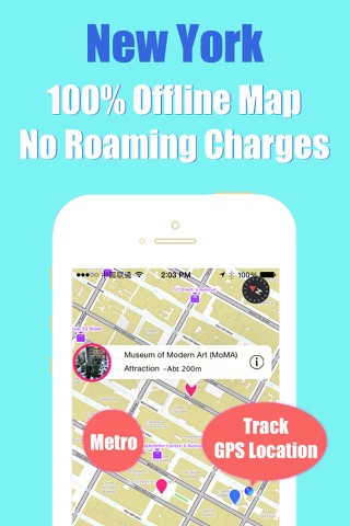 New York City travel guide with offline map and NYC mta subway transit by BeetleTrip screenshot 4