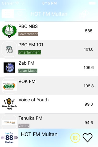 Pakistan Radio  (Islamabad / Urdu / پاکستان ریڈیو / اردو) screenshot 3