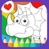 Cute Dino Coloring - Drawing Painting Graffiti Dino Picture Book