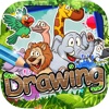 Drawing Desk Cute Anime Animals : Draw and Paint  Coloring Books Edition Free
